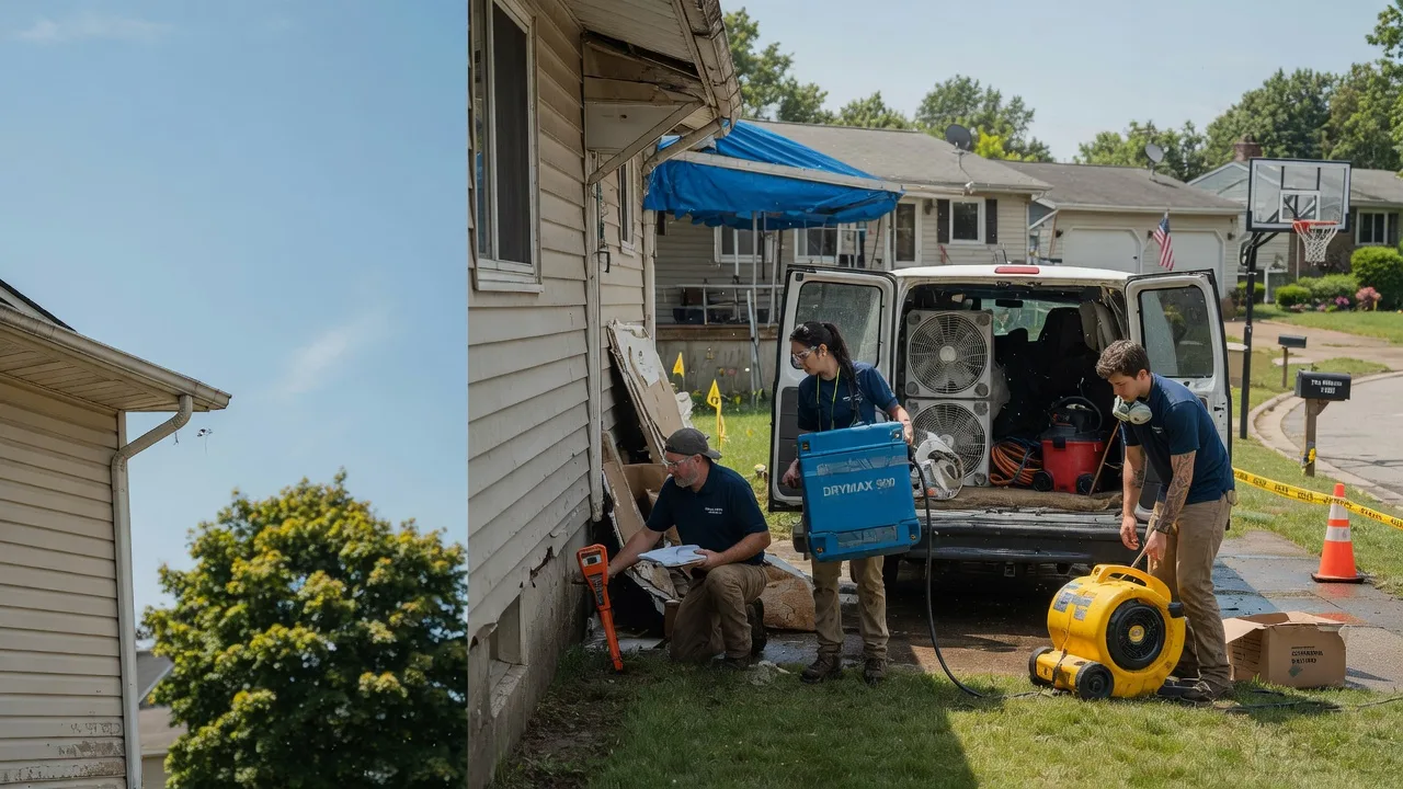 Ceiling Leak Cleanup in Squire, WV near me